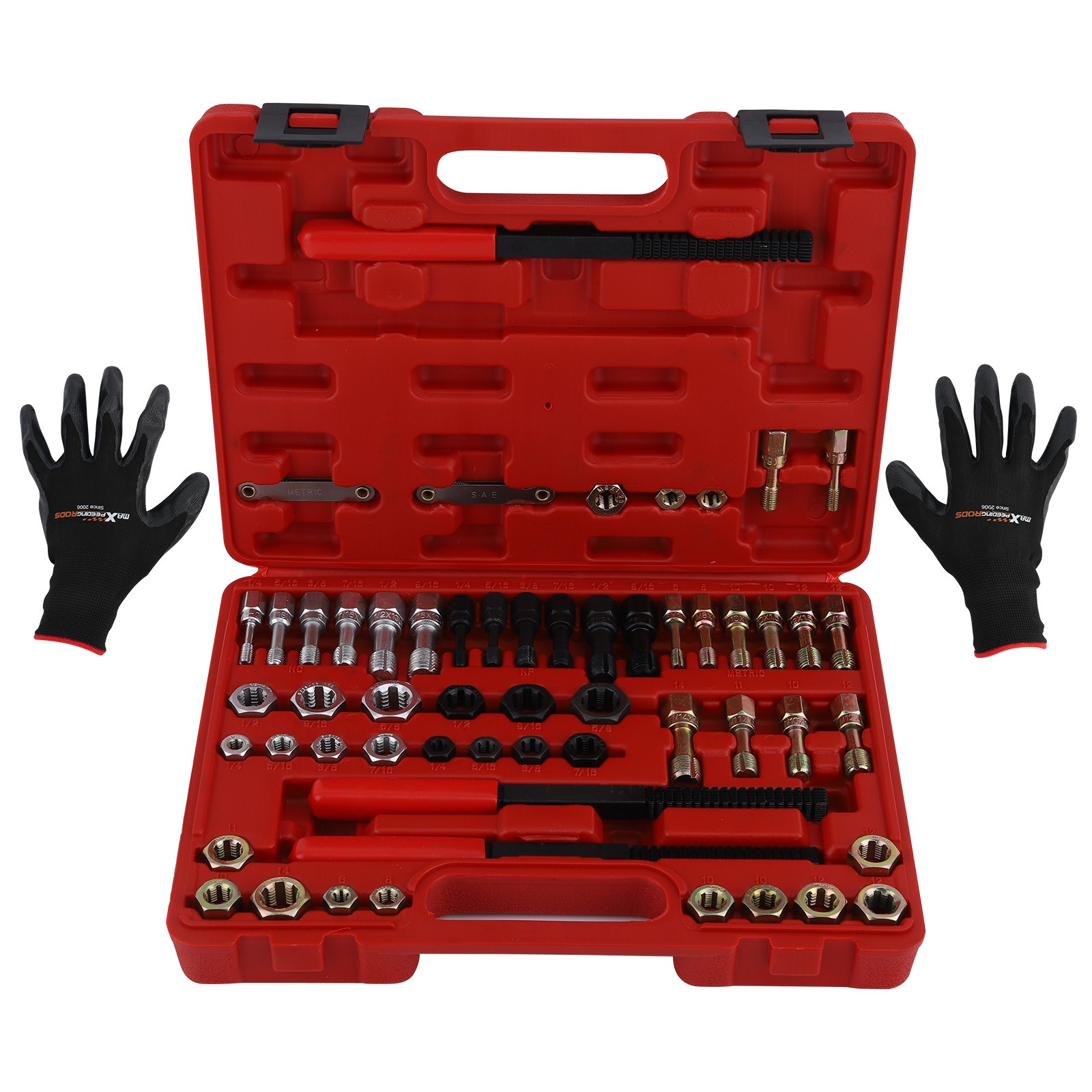 New Thread Restorer Kits Rethread Repair Tool UNC UNF & MetricThread Chaser 56pc
