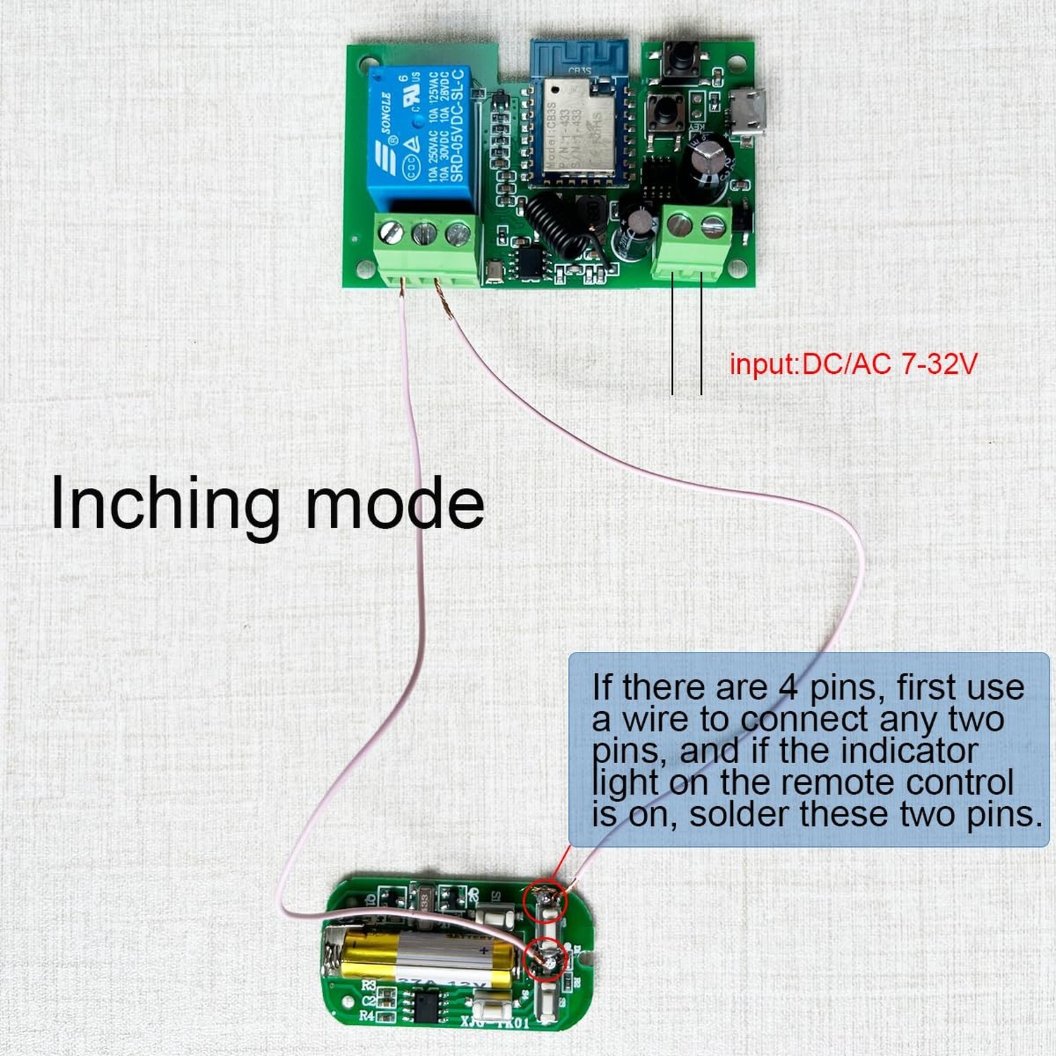 Smart WiFi Wireless Relay Switch Module, Tuya 1CH AC/DC 7-32V/ USB 5V Smart L...