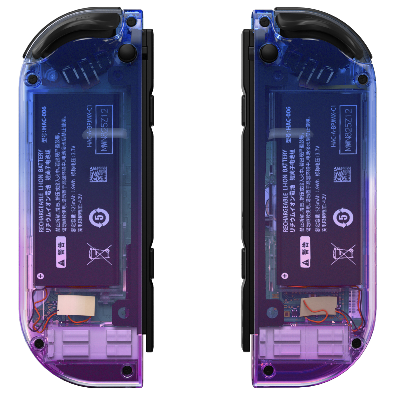 Clear Housing Shell Buttons Replacement For Nintendo Switch Joy Con Controller