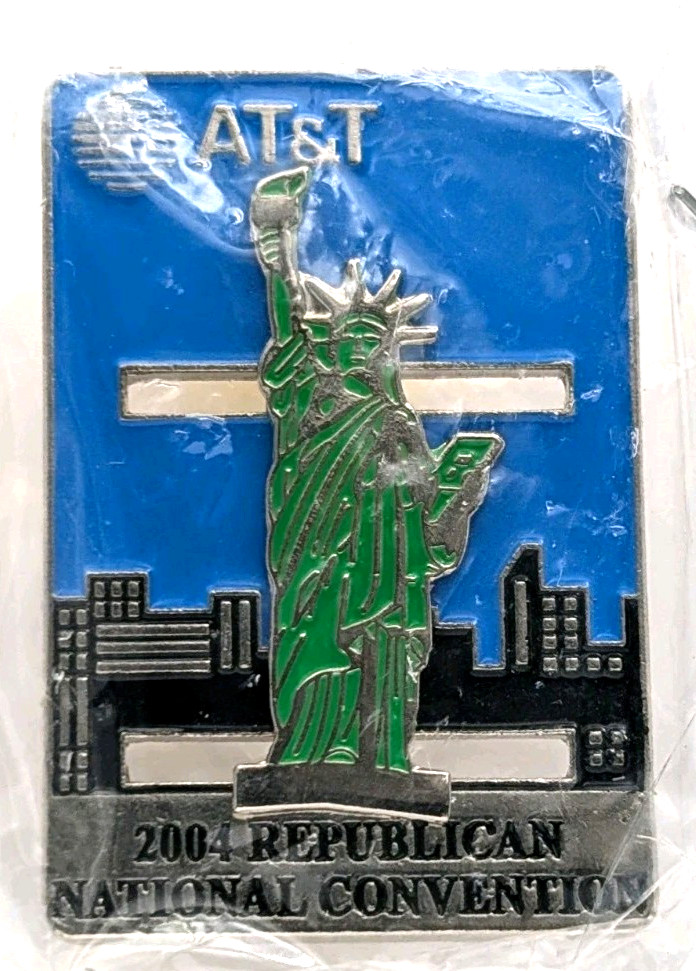 2004 Republican National Convention Statue of Liberty NY Skyline Slider Souvenir