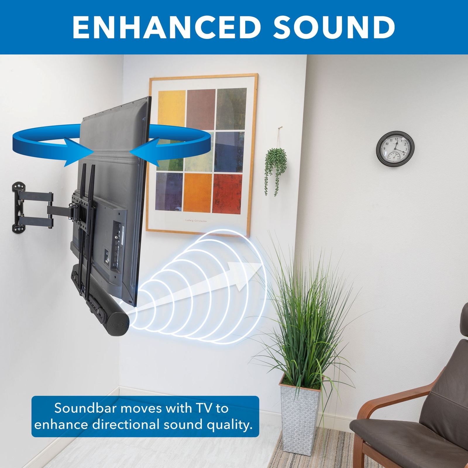 Mount-It! Sonos Arc Sound Bar TV Mounting Bracket