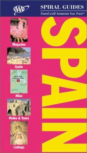 AAA Spiral Guide: Spain - Paperback, by AAA - Very Good