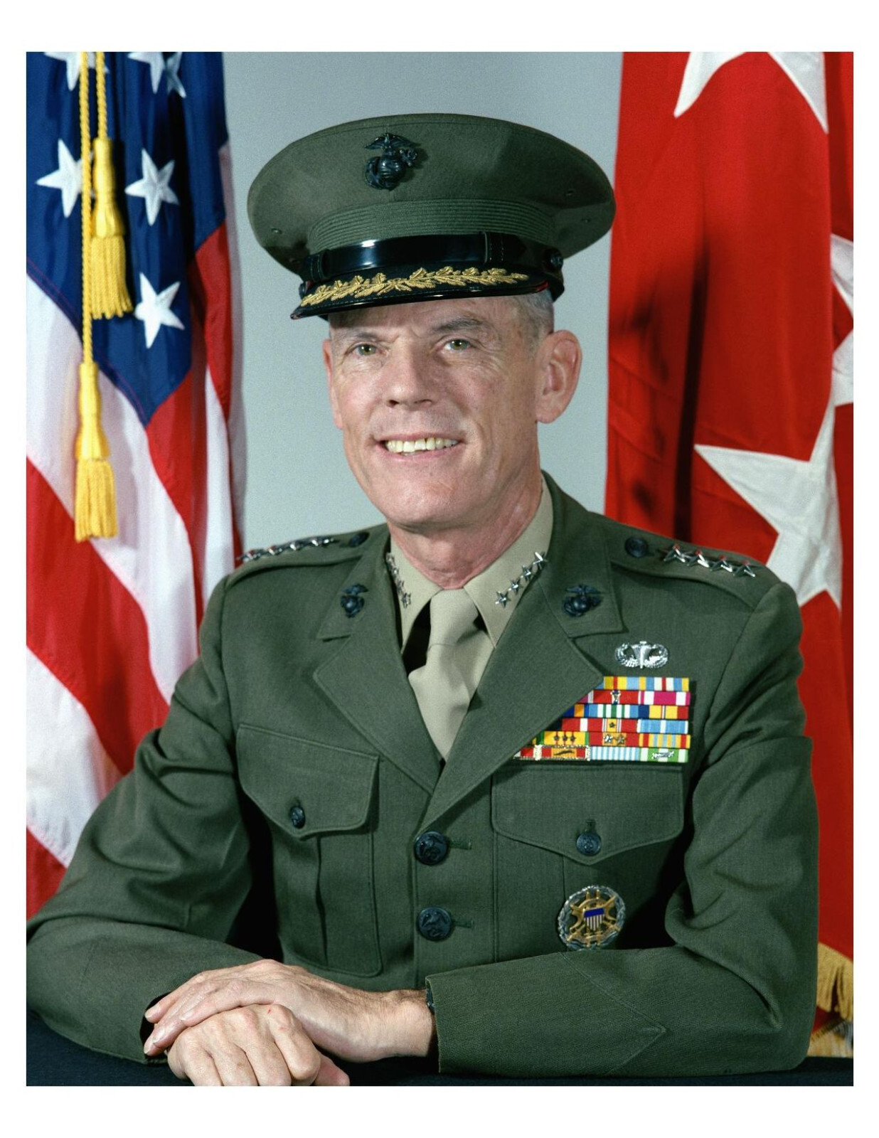 1985 United States Marine General George B. Crist 8x10 Photo On 8.5" x 11"