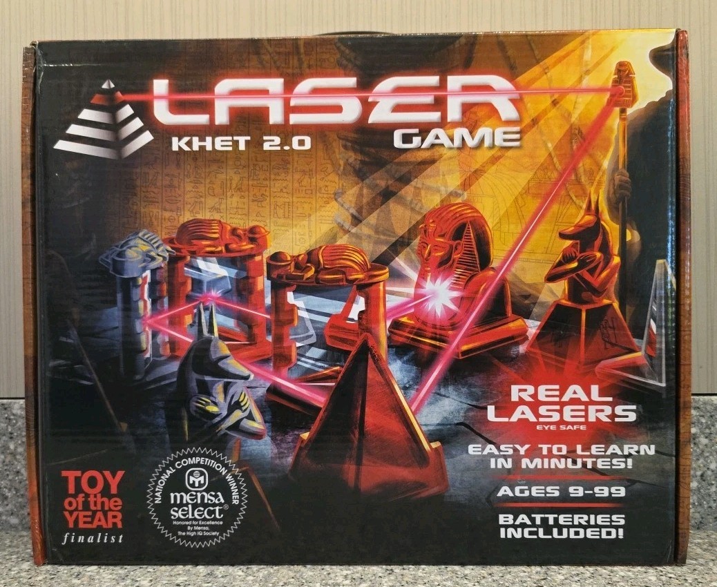 Laser Khet 2.0 Game Classic Strategy Innovention Toys New Batteries Complete