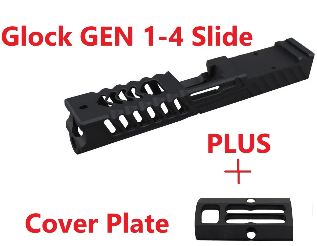 Gen 4 Slide For Glock 17 G17+Optic Cut For Trijicon RMR/Holosun 407C/507 Red Dot