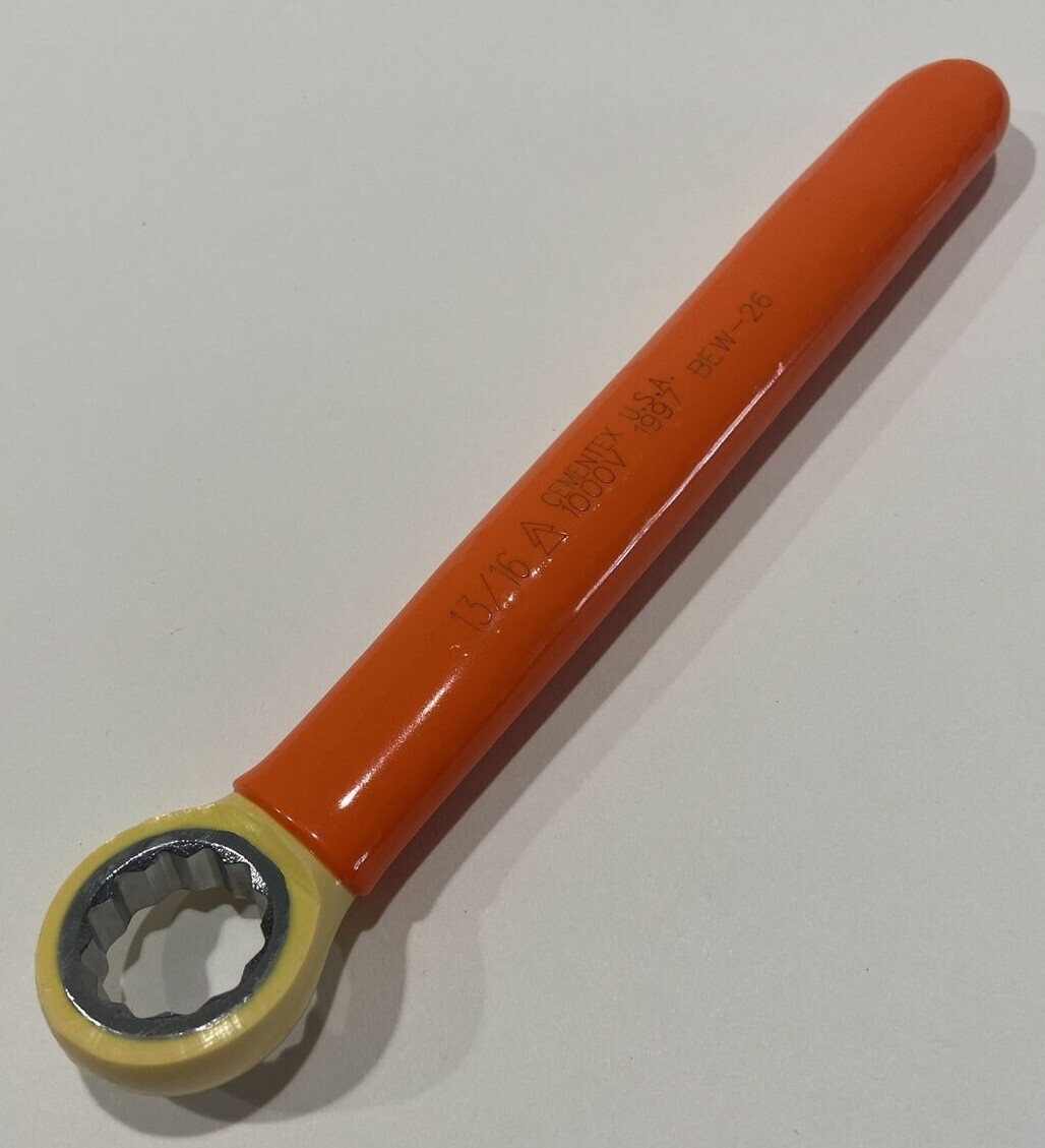 Cementex BEW-26 Insulated Box End Wrench,13/16" 1000V