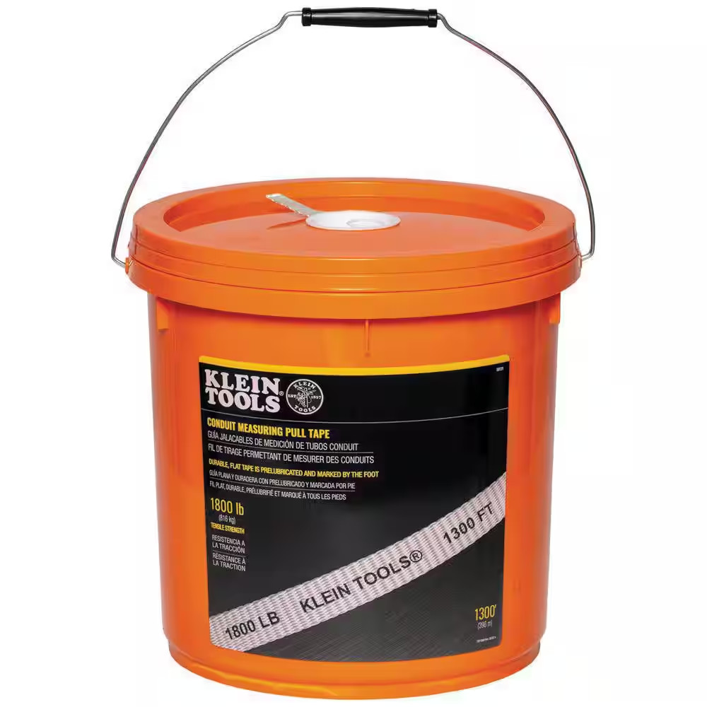 1300 Ft. Conduit Measuring Pull Tape 1800 Lbs. Tensile Strength
