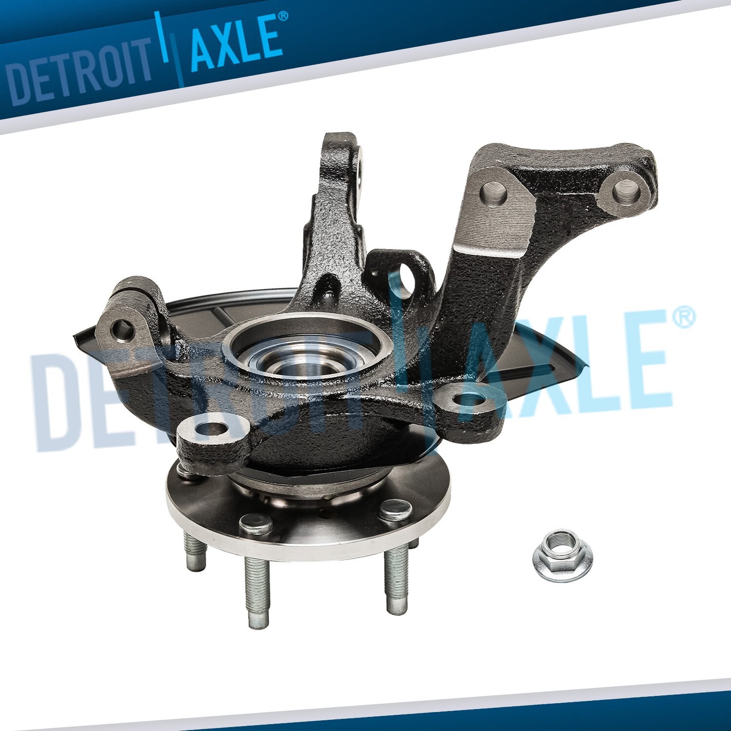 Front Left Knuckle & Wheel Hub Bearing for 2005-2012 Ford Escape Mercury Mariner