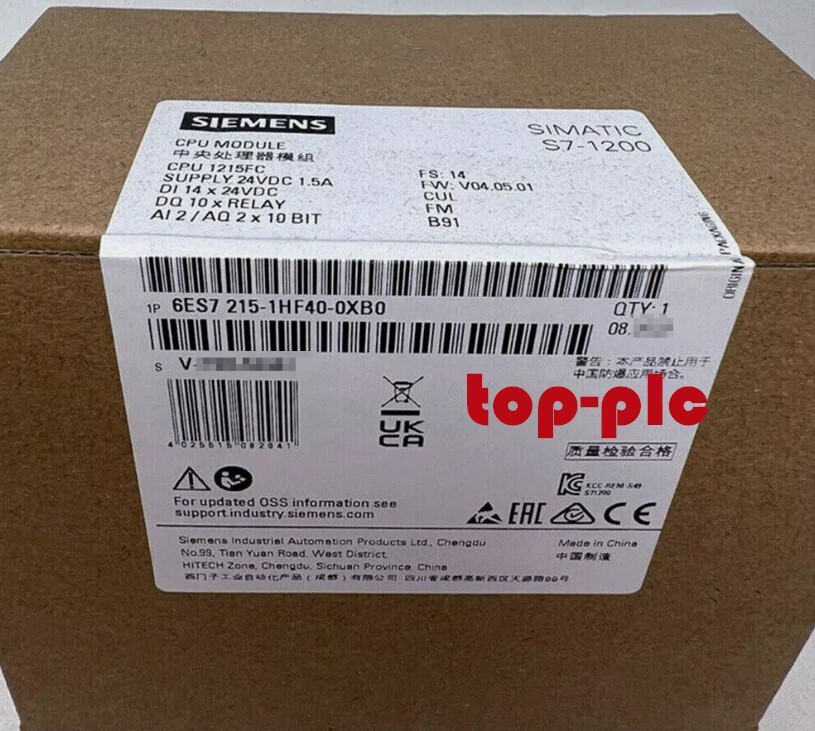 New Siemens 6ES7 215-1HF40-0XB0 / 6ES7 215-1HF40-0XB0 CPU Module