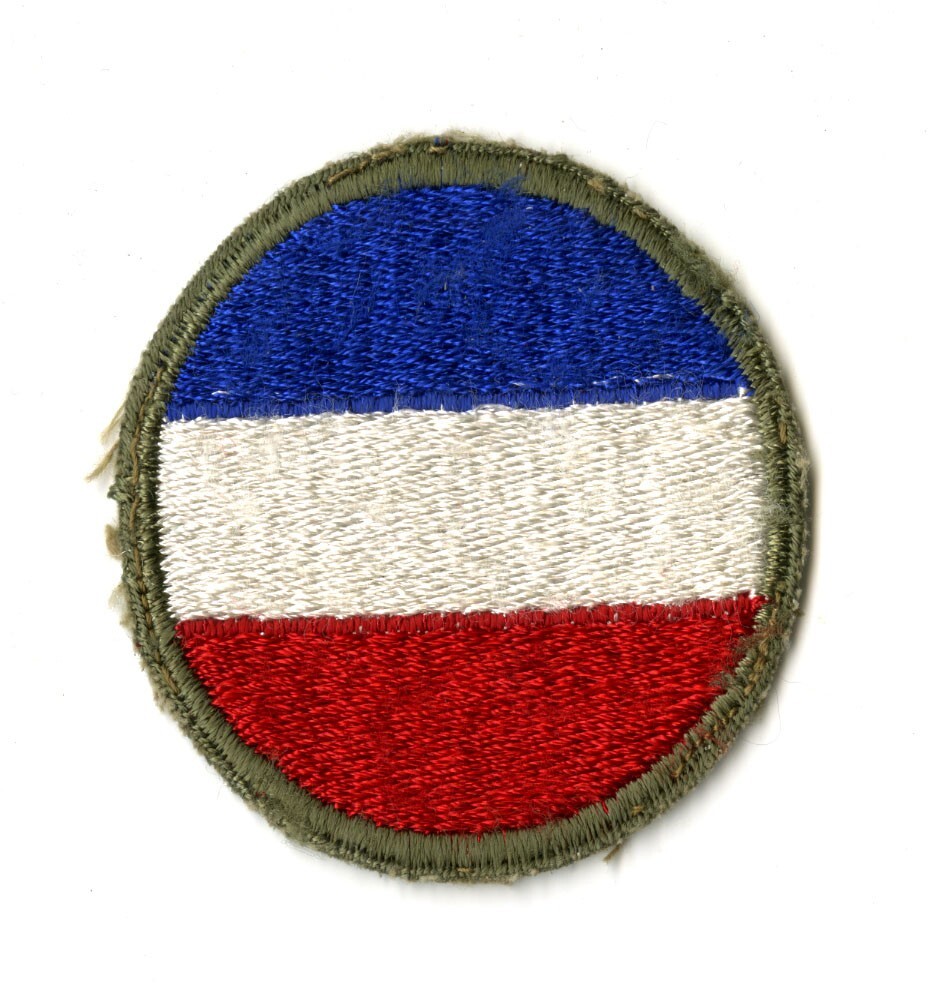 Army Ground Forces White Back Patch WWII Original