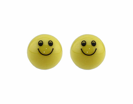 Bike Smiley Face Valve Caps 858 Schrader Valve. Bike parts,Bicycle parts.