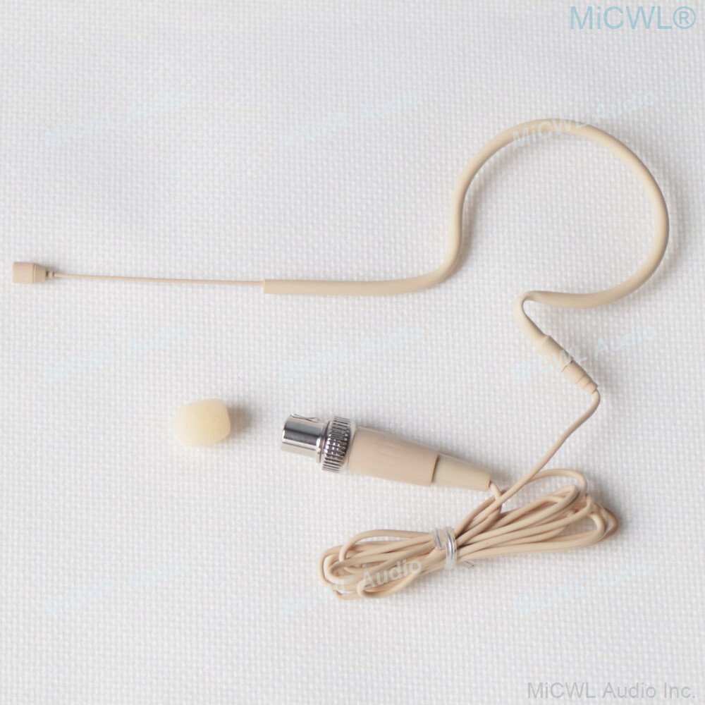 Omnidirectional Headset Microphone For MiPro Wireless Transmitter Single Ear Mic