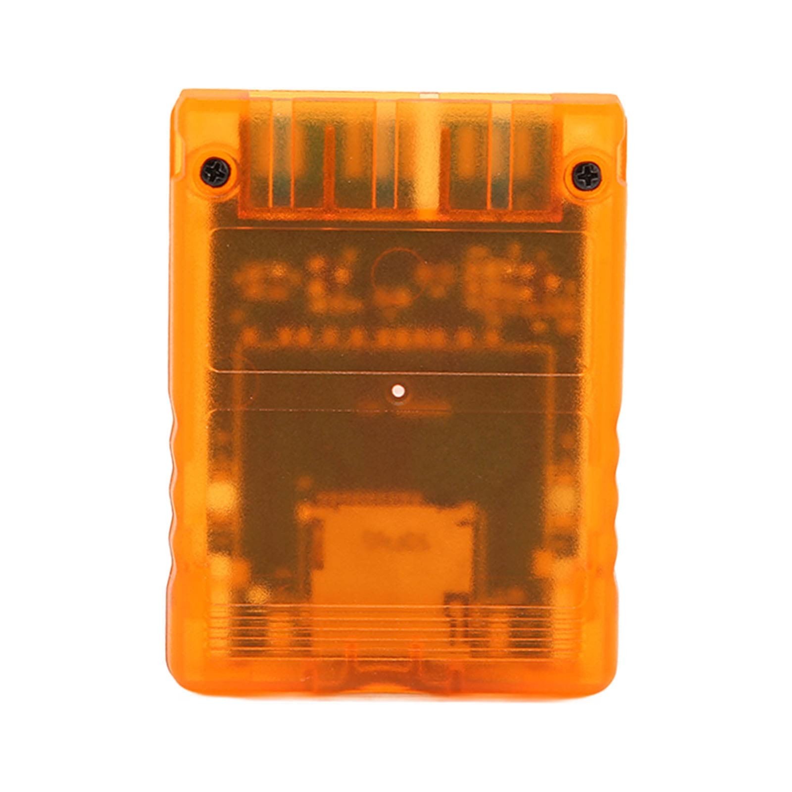 SD Card Adapter for PS2 - Memory Card Expansion, SIO Replacement Reader, Orange