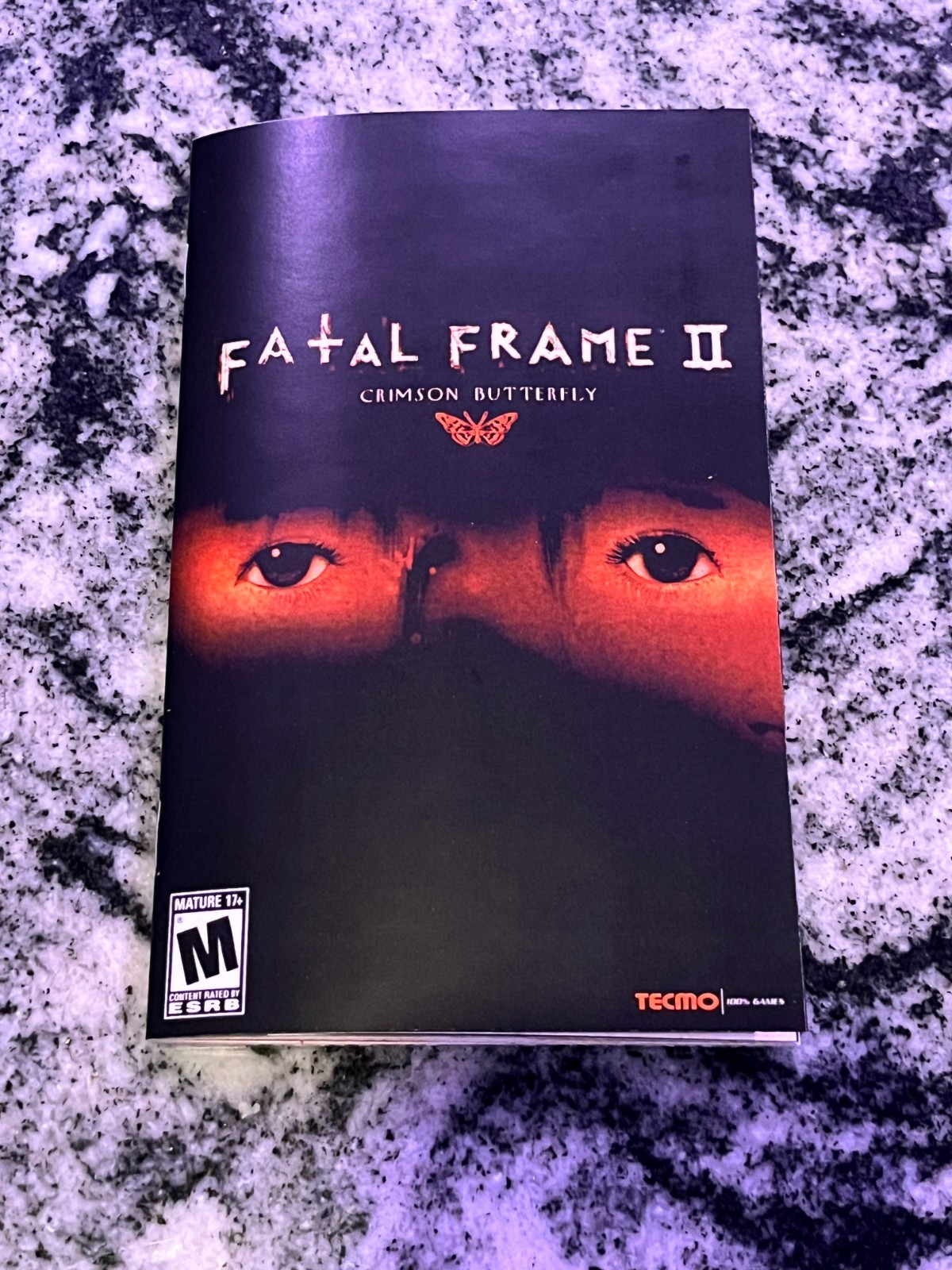 Replacement Manual for - Fatal Frame 2 - Sony PS2 Instruction Booklet