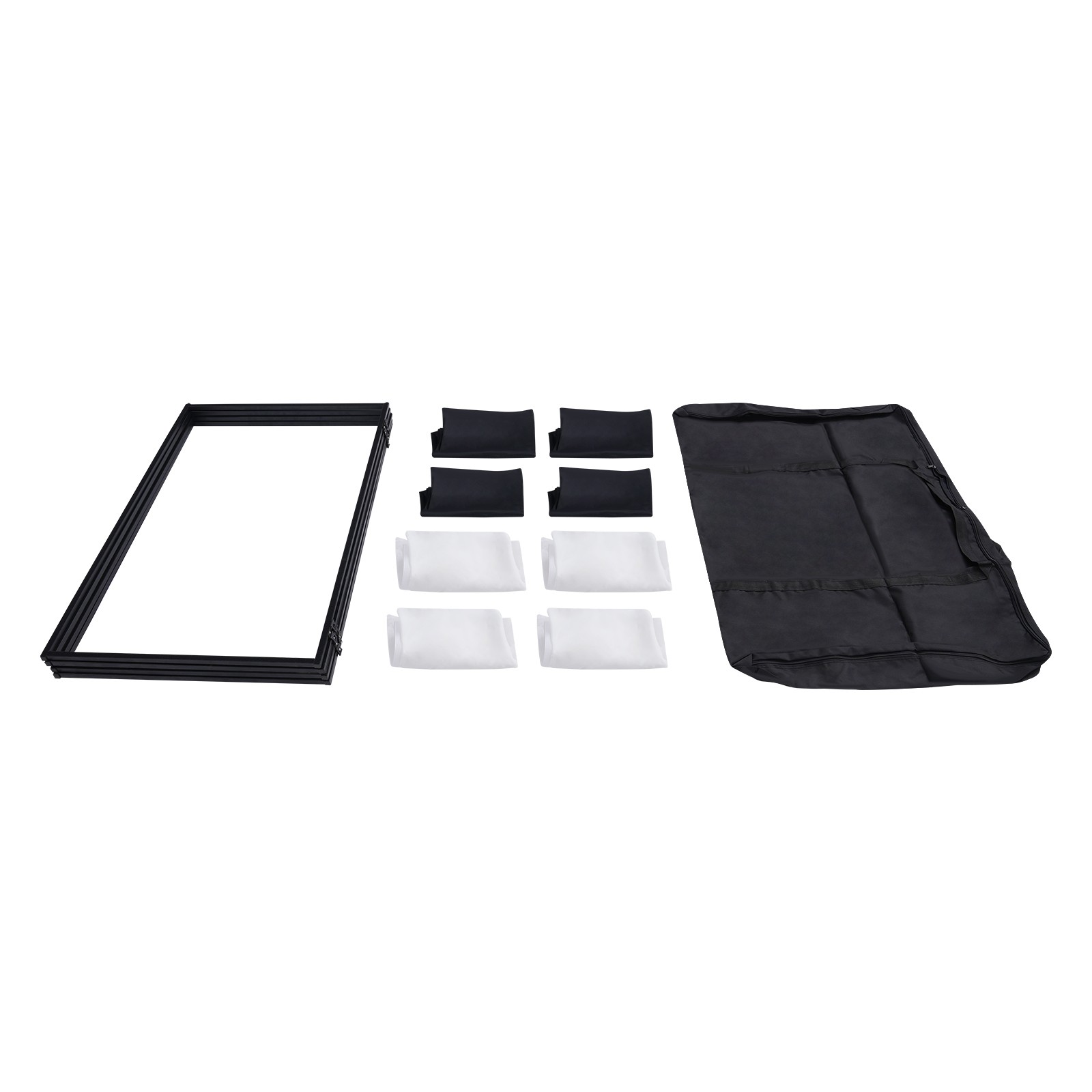 4-Panel 28x47" DJ Foldable Facade Event Booth Panel Portable Cover Screen w/ Bag