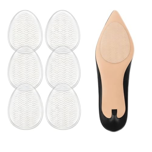 Shoe Grips on Bottom of Shoes,Clear Non Slip Shoe Pads Shoe Gummies for Heels 6