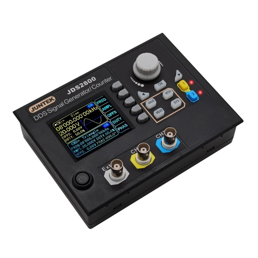 JUNTEK JDS2800 40MHz DDS Function Signal Generator Arbitrary Waveform Generator