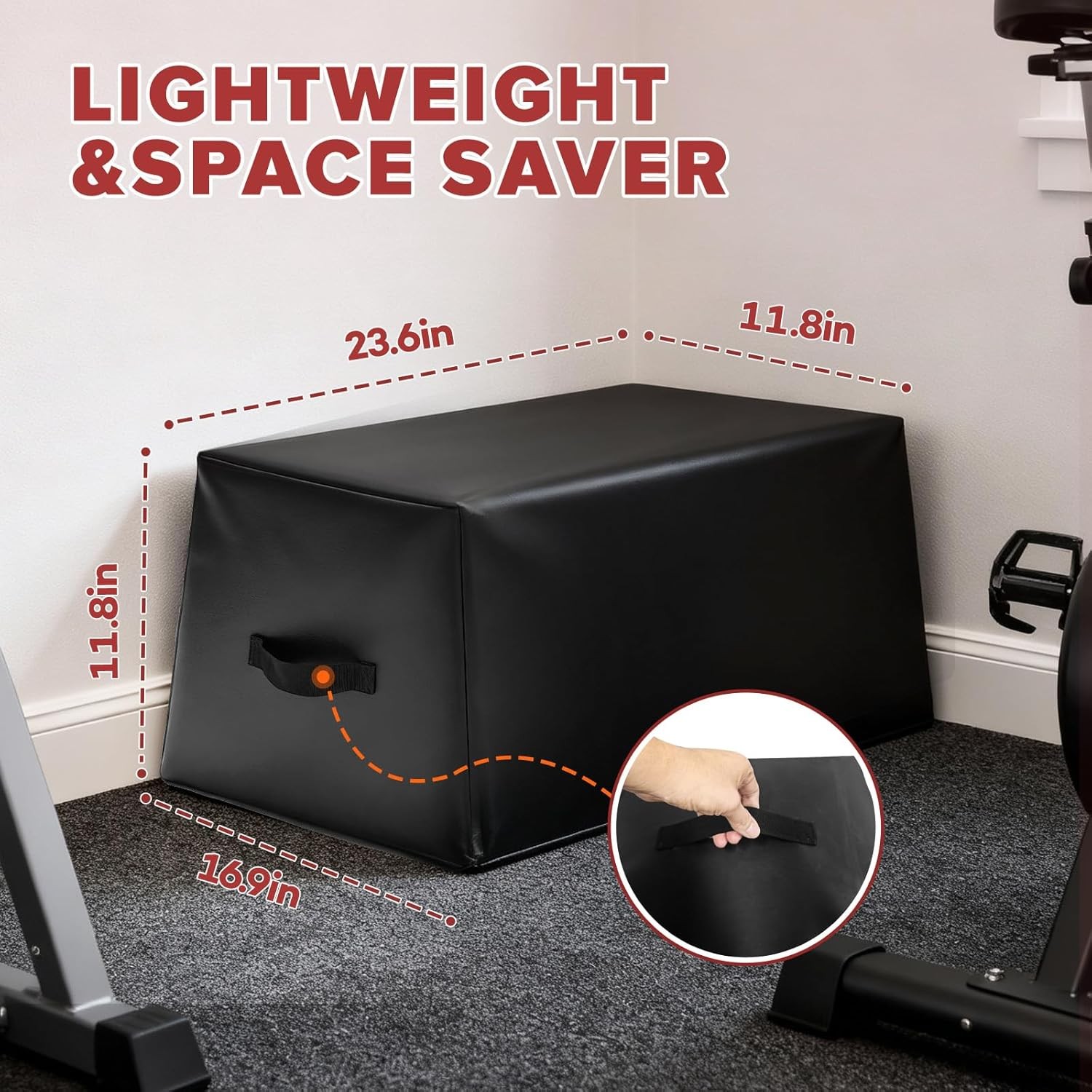 Hip Thrust Bench Multi-Functional Hip Thrust Box Home Gym Non-Slip New