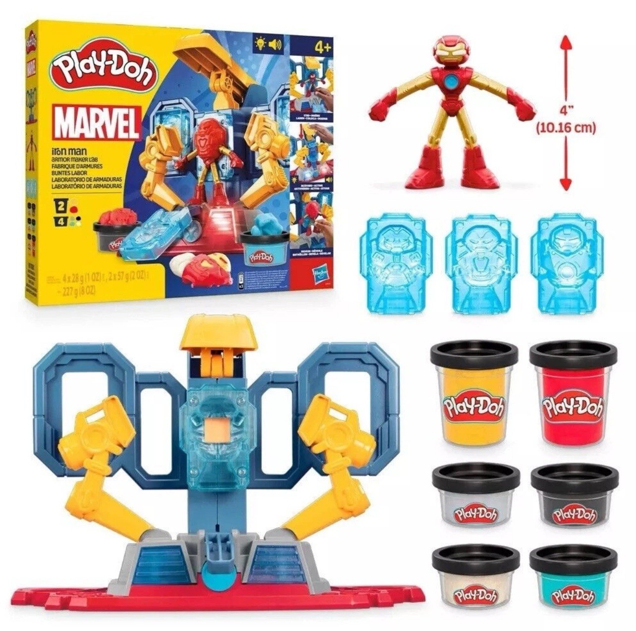Play-Doh Marvel Iron Man Armor Maker Lab Playset with Iron Man Action Figure
