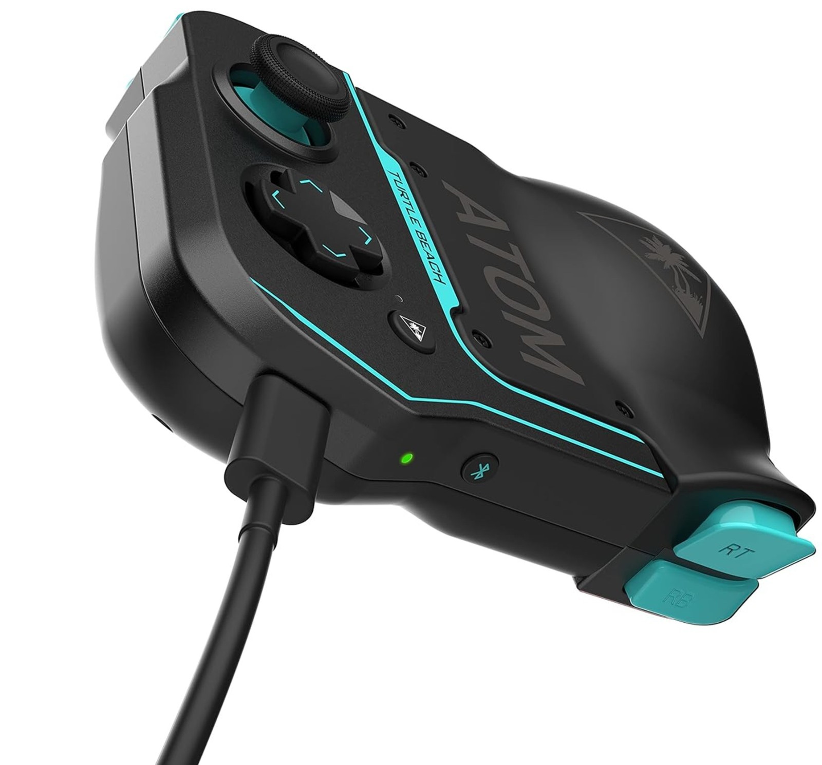 Turtle Beach Atom Mobile Gaming Controller Bluetooth Android Cloud – Black/Teal