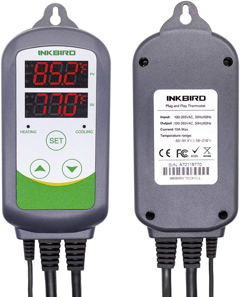 User-Friendly ITC-308 Temperature Controller – Ideal for Fermenting & Plants