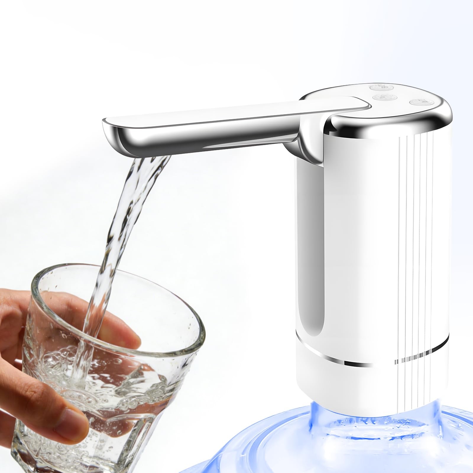 Portable Electric Water Dispenser Electric Automatic USB Charging for 5 Gallon
