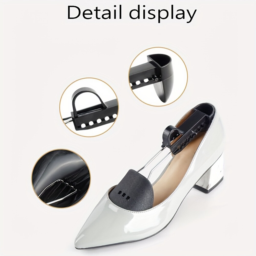 Portable Adjustable Plastic Shoe Tree Stretcher Shaper Keeper Expander Men Women