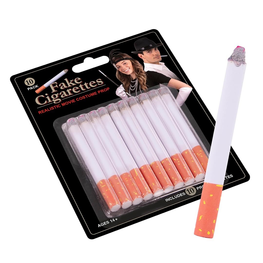 Giraffe Fake Puff Cigarettes - 1920s Cigarette Prop Costume - 20s white