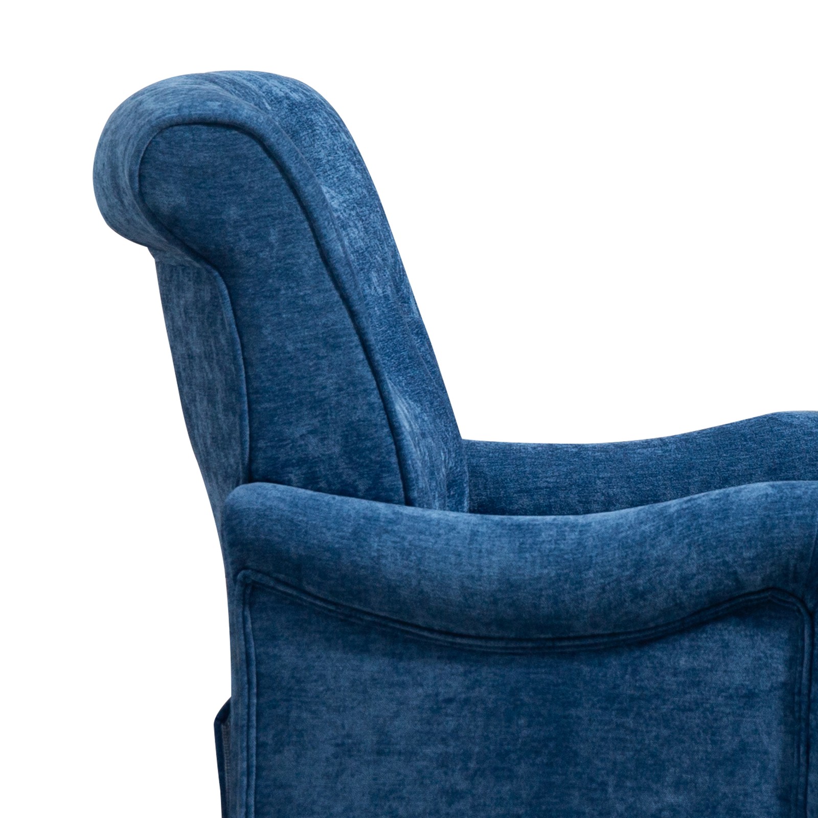 Accent Chair With Comfy Chenille Club Fabric,Comfy Upholstered Living Room Chair