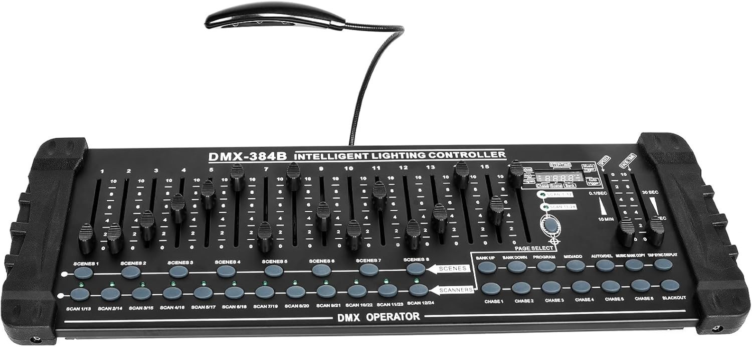 DJ Controller 384CH DMX Cotroller Use for Program Editing of Bar Club Live Li...