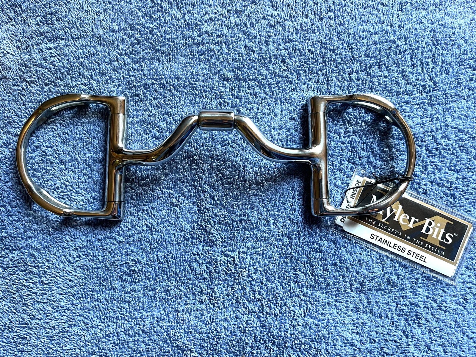 New 4.5” Myler Ported Dee English Bit With Hooks