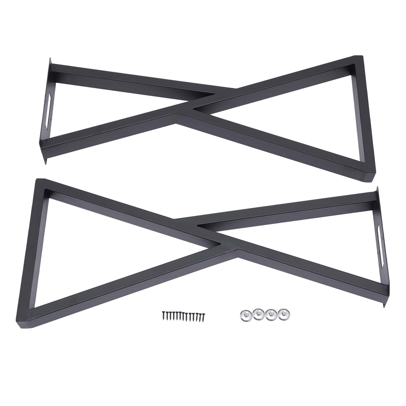 32" Metal Furniture Legs with Anti-slip Foot Pad Coffee Table Desk Bench DIY Leg