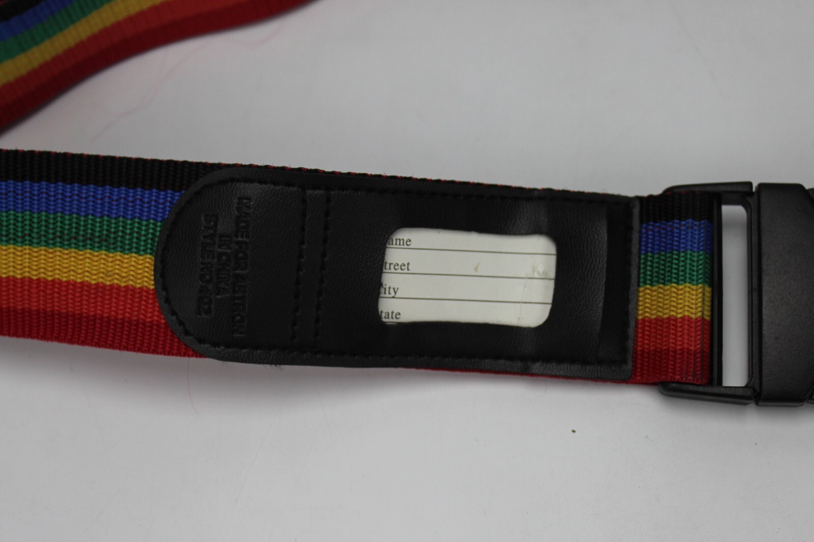 Vintage Rainbow Luggage Strap Suitcase Strap