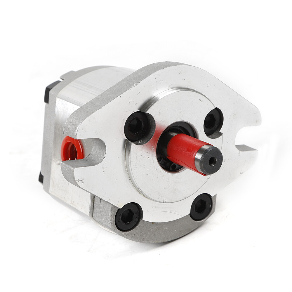 Hydraulic Gear Pump Flat Keyed Shaft SAE Flange Mounting Mini High Pressure