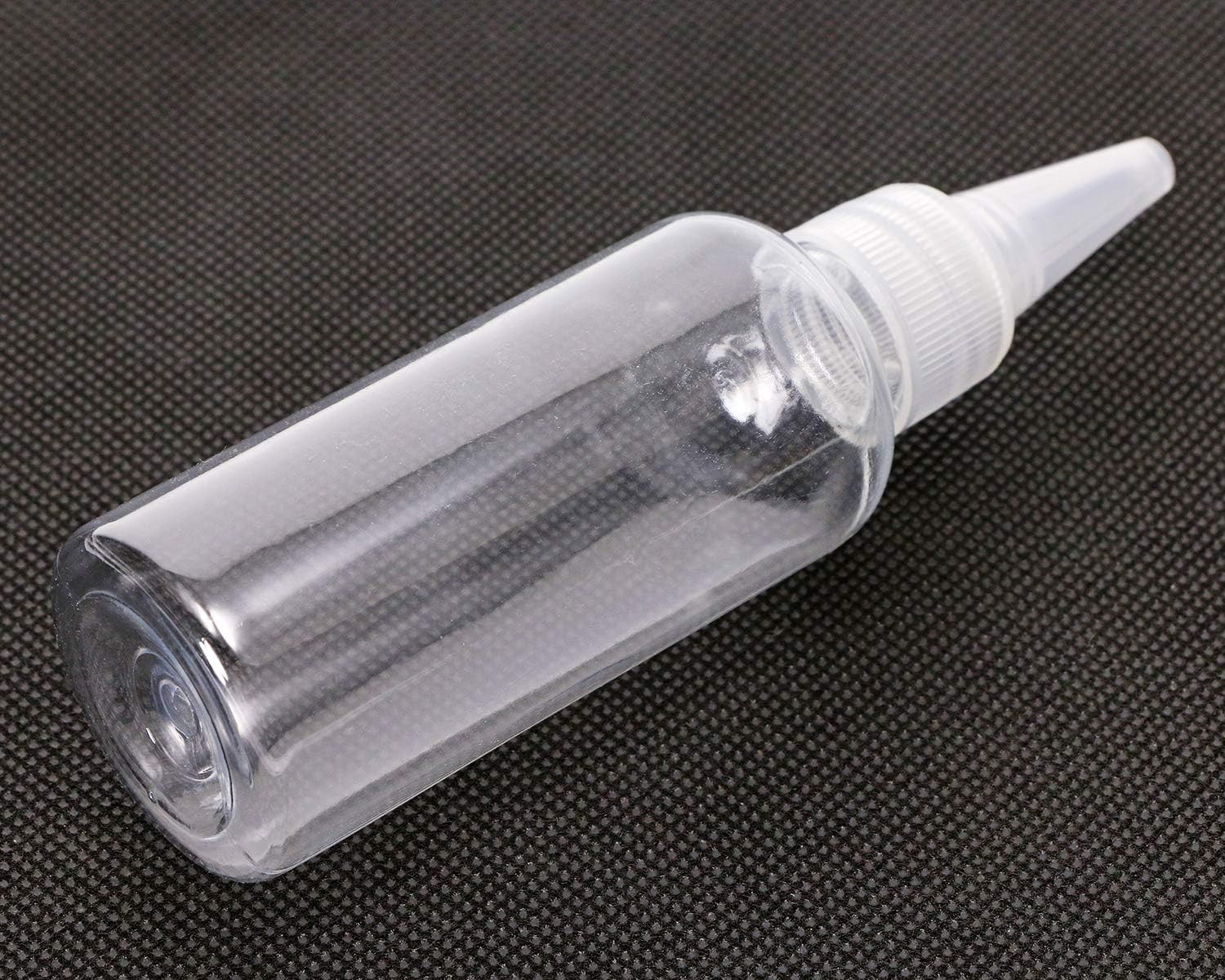 Penta Angel 2oz Plastic Squeeze Bottles 8Pcs Small Clear Empty Squirt