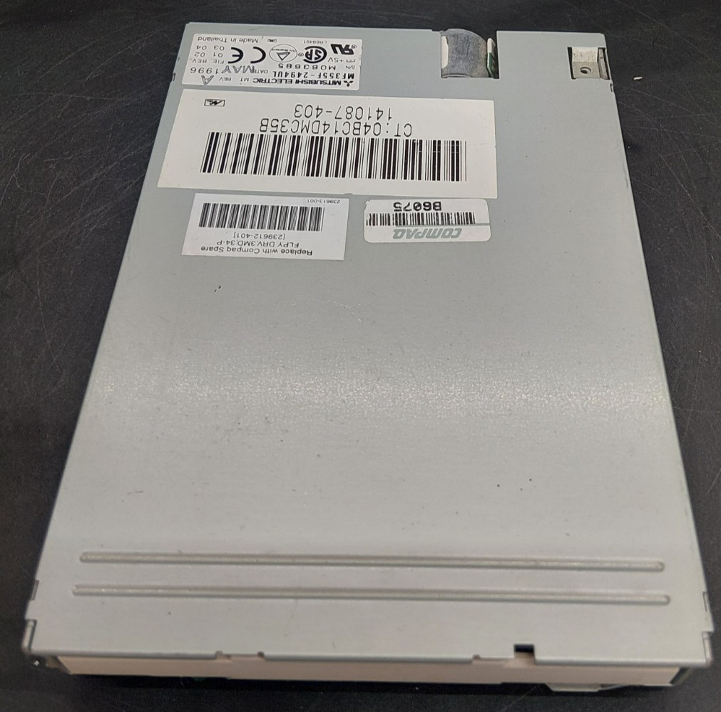 Mitsubishi Electric MF355F 2494UL Internal 3.5" Floppy Disk Drive
