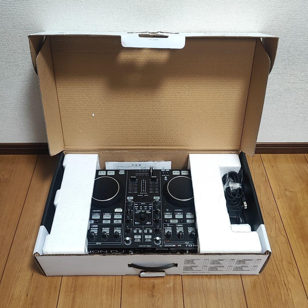 Denon DJ MC3000 PCDJ Controller 2ch Mixer 4-Deck USB Metal Body JUNK w/box O66