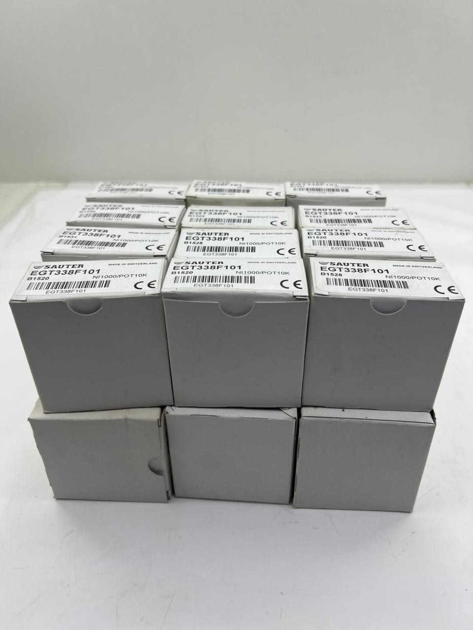10X SAUTER EGT338F101 ROOM TEMPERATURE SENSOR