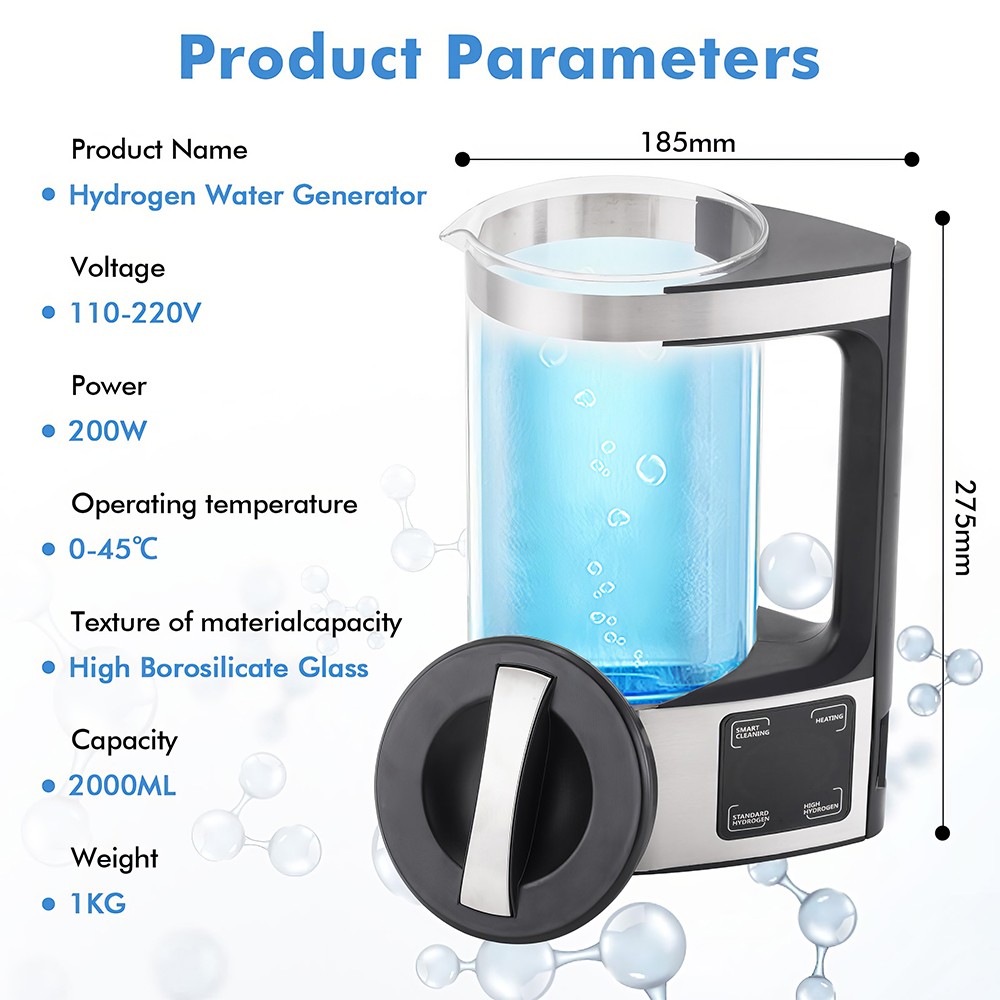 Hydrogen Water Electric Hydrogen Water Ionizer Generator Machine Water Generator