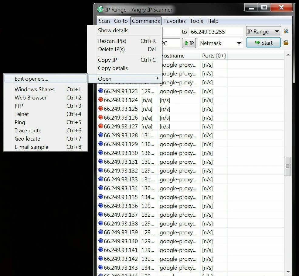 Angry IP Scanner ~ Full Network Scan & Port Scanner Software PC for Windows ~ CD