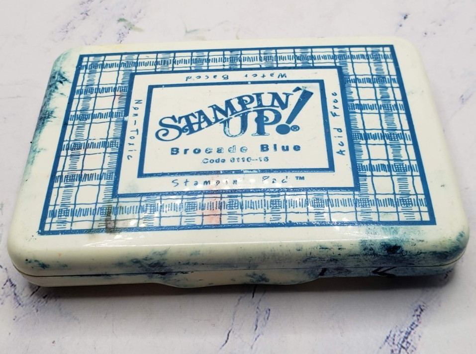 Stampin’ Up! Brocade Blue Water Based Dye Ink Original Style Pad 16-05