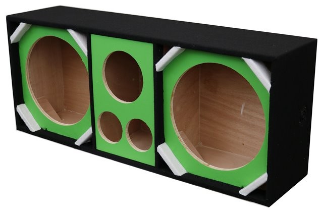 Deejay LED D12T2H1VYGREEN Brazil Vinyl 2 12 2 Tw 1 Horn Green