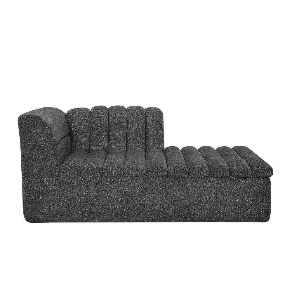 106" L-Shaped Sectional Sofa w/ Chaise, Chenille Upholstery, No Pillows