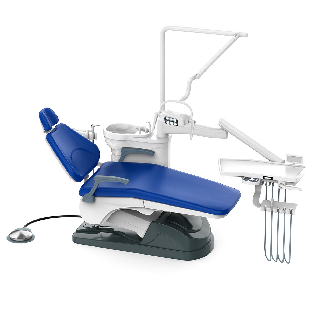Dental Unit Chair Computer Controlled DC Motor PU Hard Leather/Delivery Unit Kit