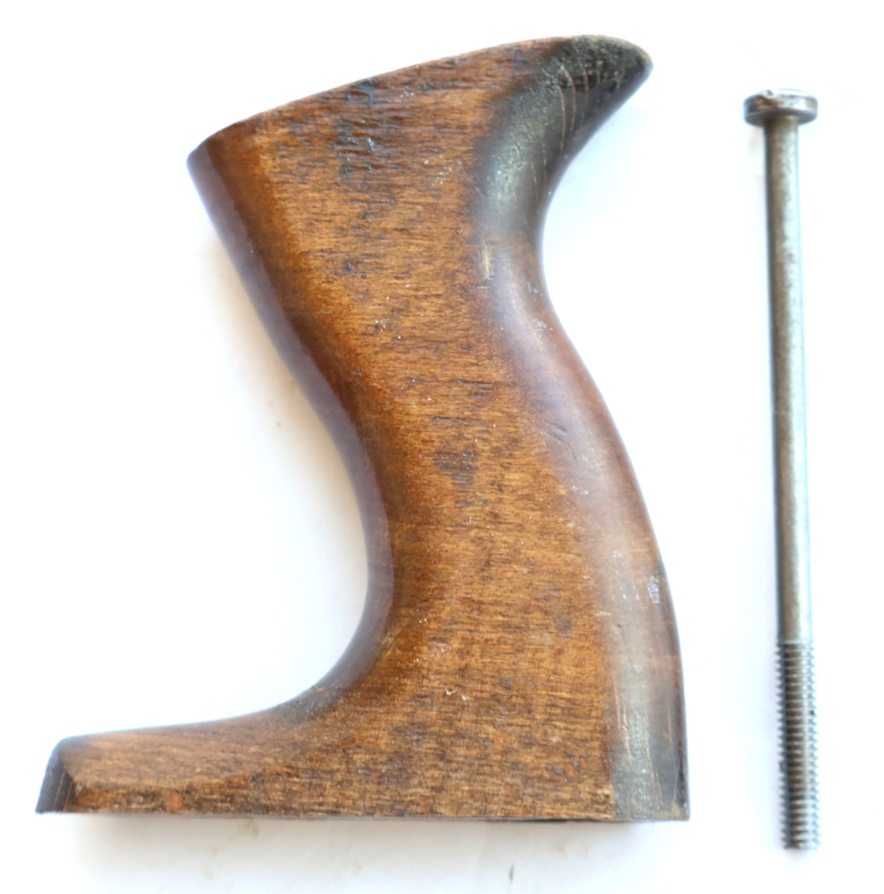 3 7/8" Unbranded Wood Plane Rear Tote + Attaching Rod / Mountain Top Tools