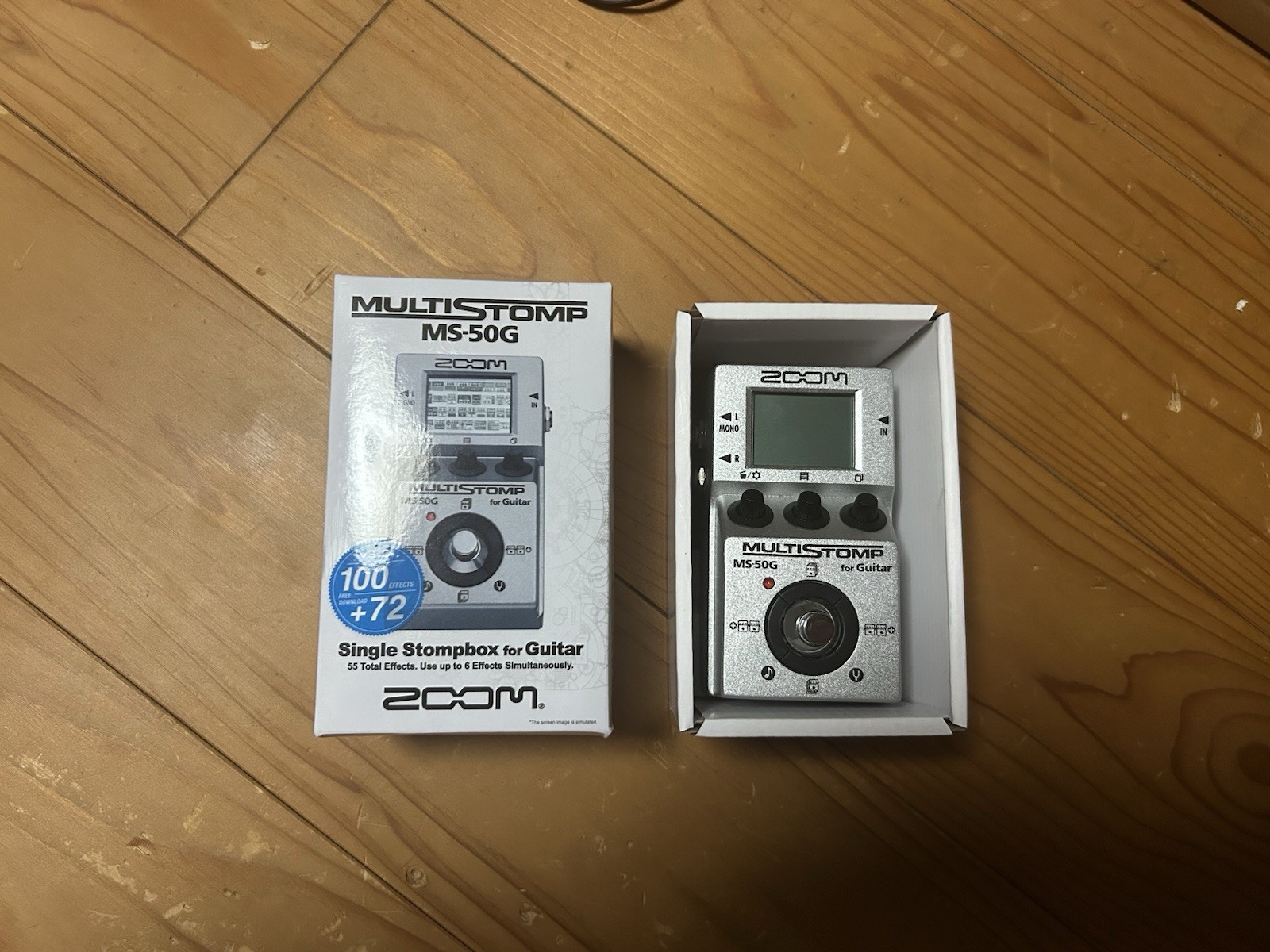 ZOOM MS-50G MultiStomp Guitar Effects Pedal MS50G Multi Effects Pedal Japan Used