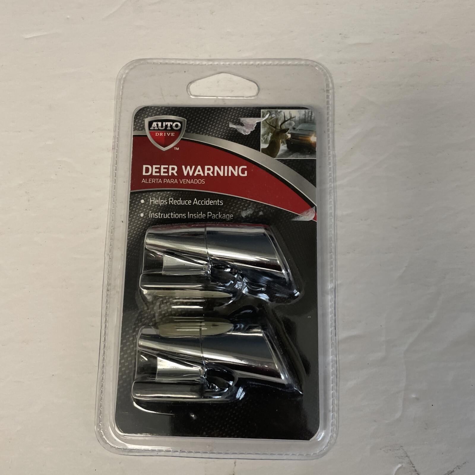 Deer Warning Silent Sirens Helps Reduce Accidents Chrome Finish Set of 2