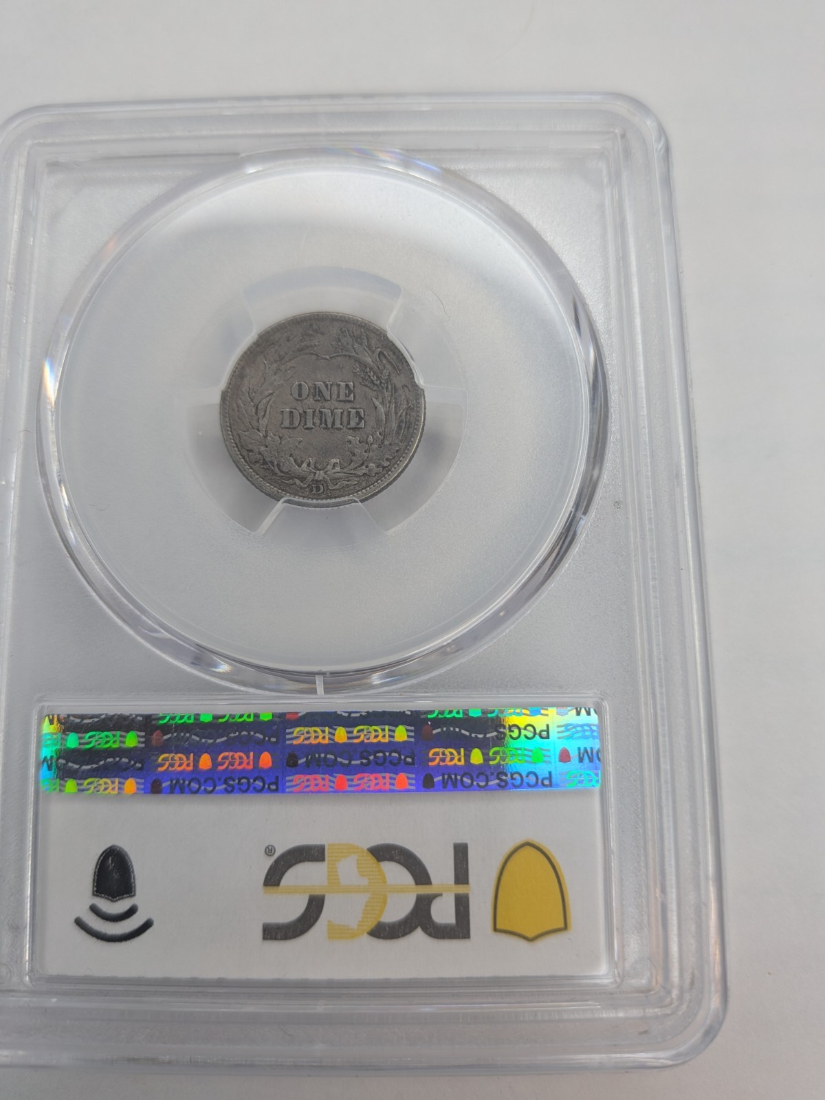 1912 D Barber dime, PCGS XF45