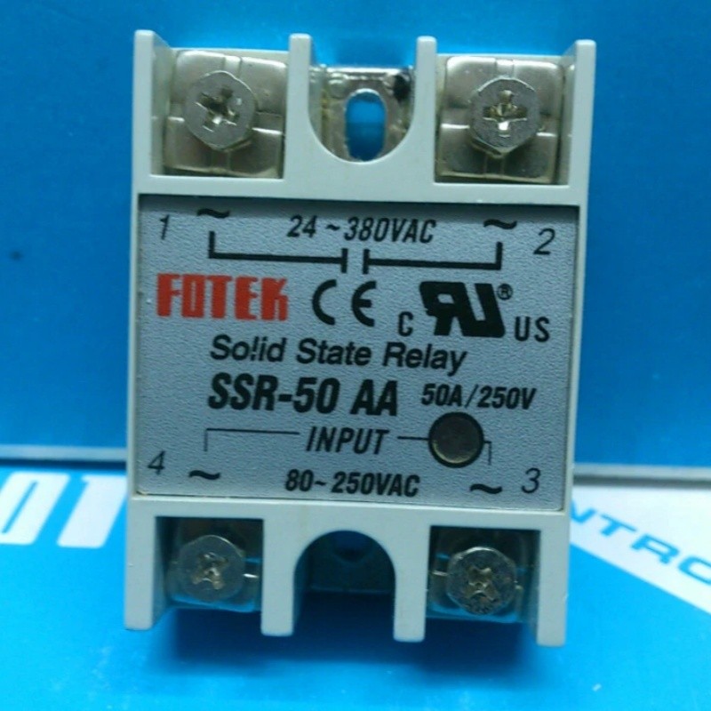 1PCS New Fotek SSR-50AA SSR50AA Solid State Module Fast Shipping