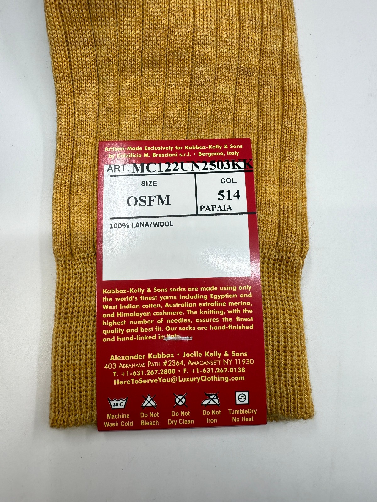 Bresciani 1970/ Alexander Joelle Italian Luxury 100% Lana Wool Mens Socks NWT